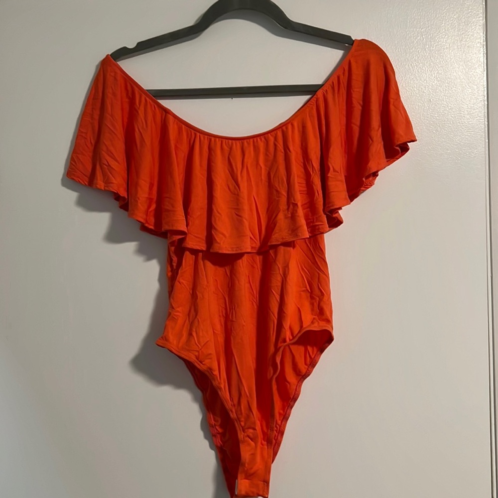 Off the shoulder bodysuit